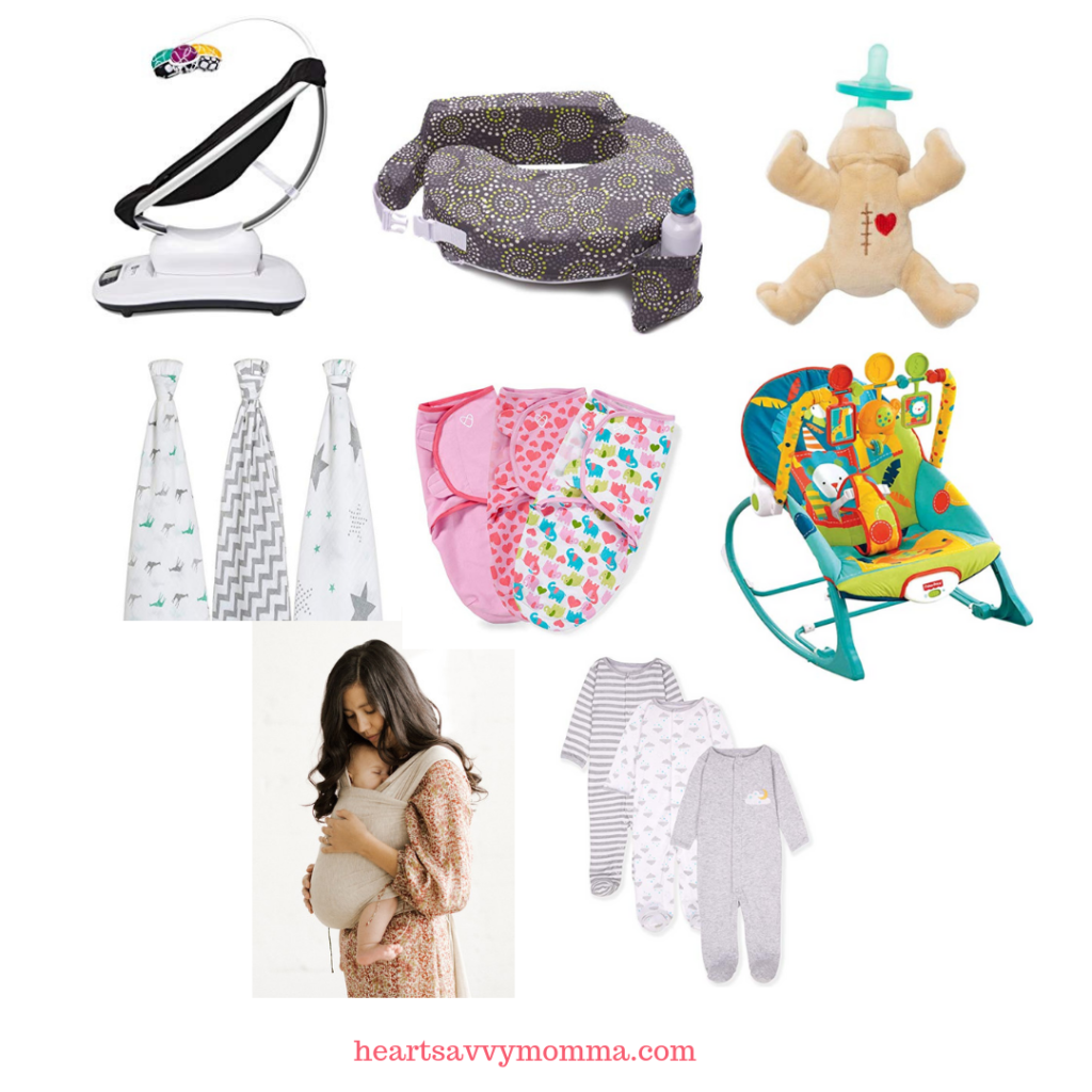 Basic baby registry items for a baby with CHD.