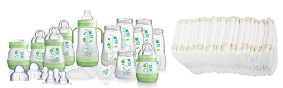 Large bottle sets not needed on baby registry.