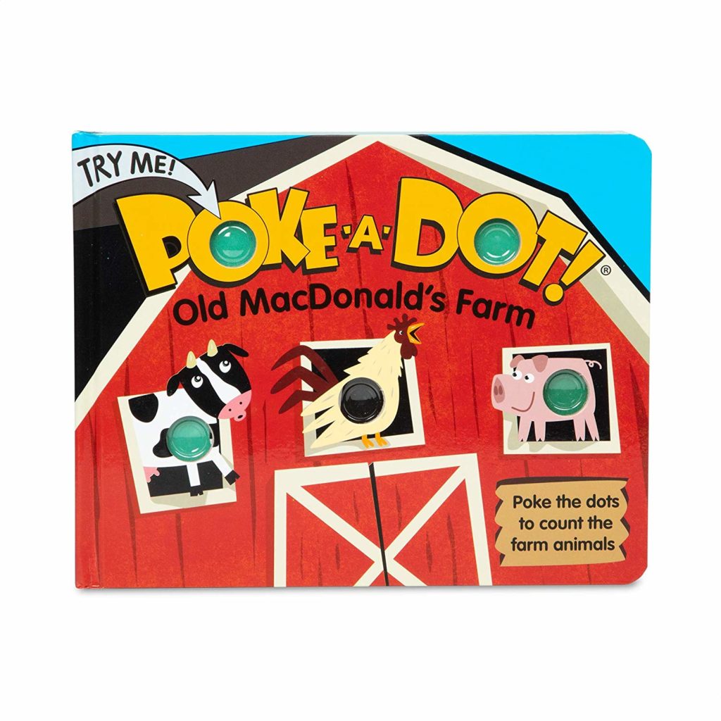 This Poke-a-Dot book by Melissa and Doug is a great non-toy gift!